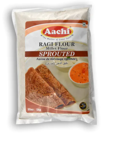 AACHI Ragi Flour Millet Flour Sprouted 35 OZ